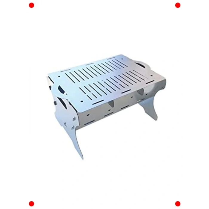 Katlanır Paslanmaz Çelik Mangal ve Ateş Çukuru