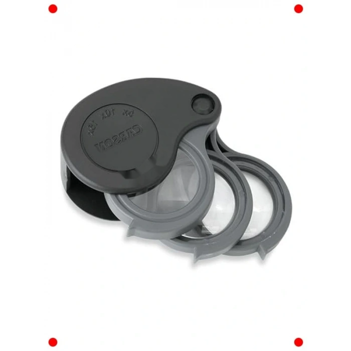 Katlanır Triview Büyüteç 5x/10x/15x Çoklu Büyütme