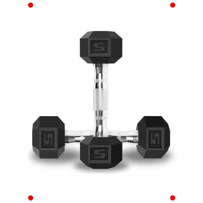 Kauçuk Kaplamalı Döküm Demir Dambıl