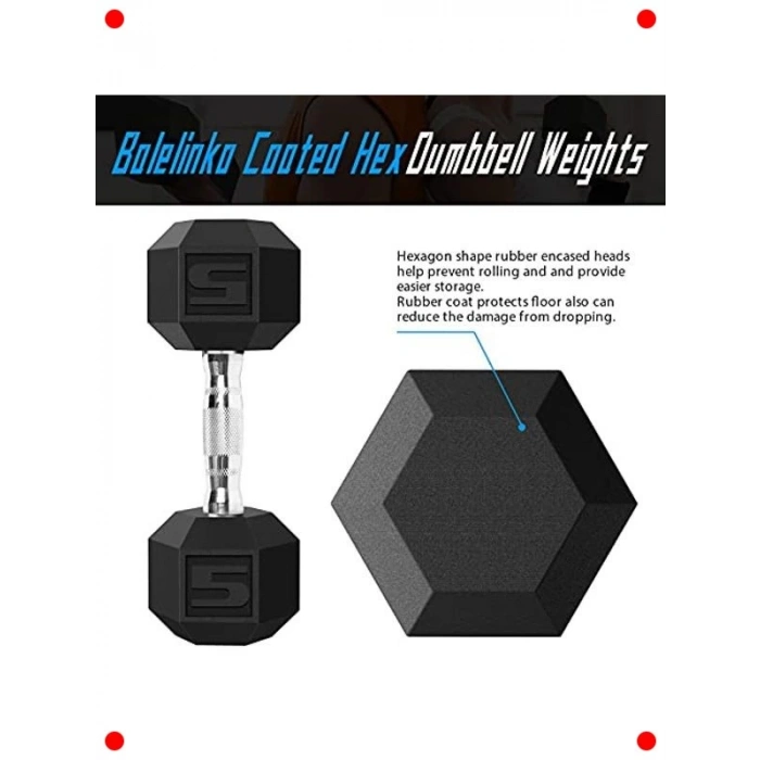 Kauçuk Kaplamalı Döküm Demir Dambıl