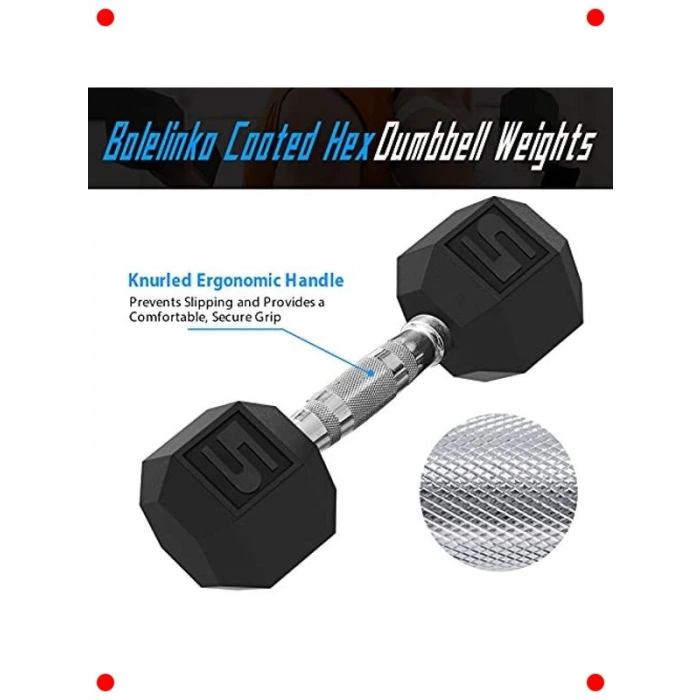 Kauçuk Kaplamalı Döküm Demir Dambıl