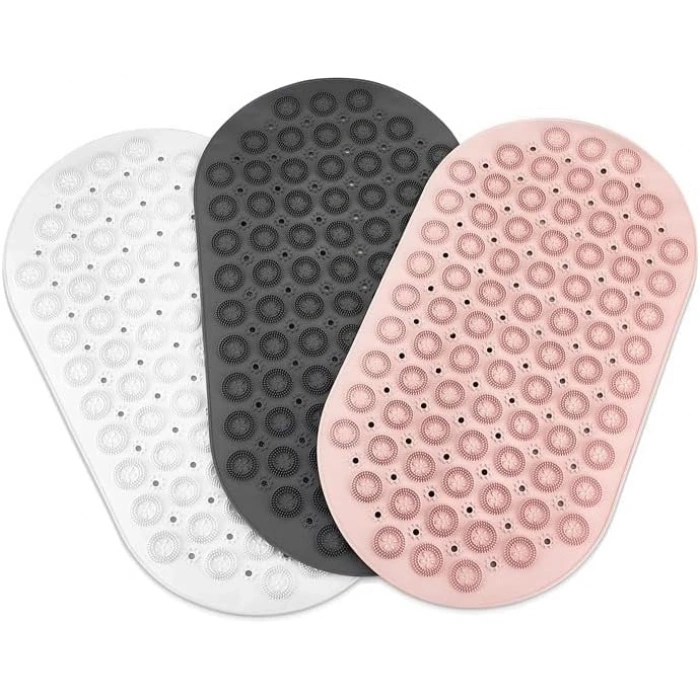 Kaydırmaz Masajlı Banyo Paspası, Oval Tasarım