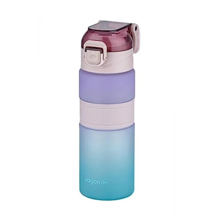 Kaydırmaz Silikon Su Matarası, 600ml Kapasite ile Rahatlık