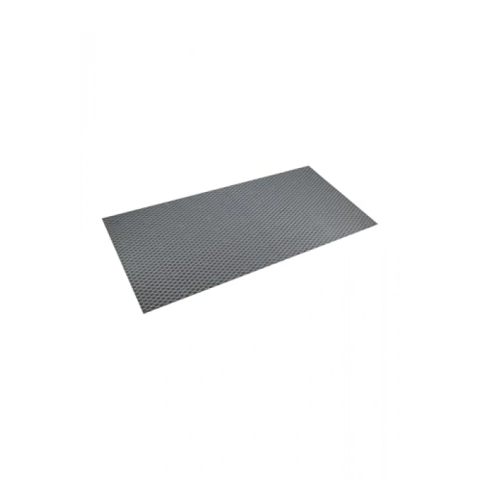 Kaydırmaz Vantuzlu Diktördgen Paspas, 68,5 x 35,5 cm, Gri