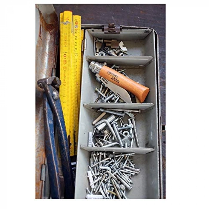 Kayın Saplı Kullanışlı Karbon Çelik Çakı