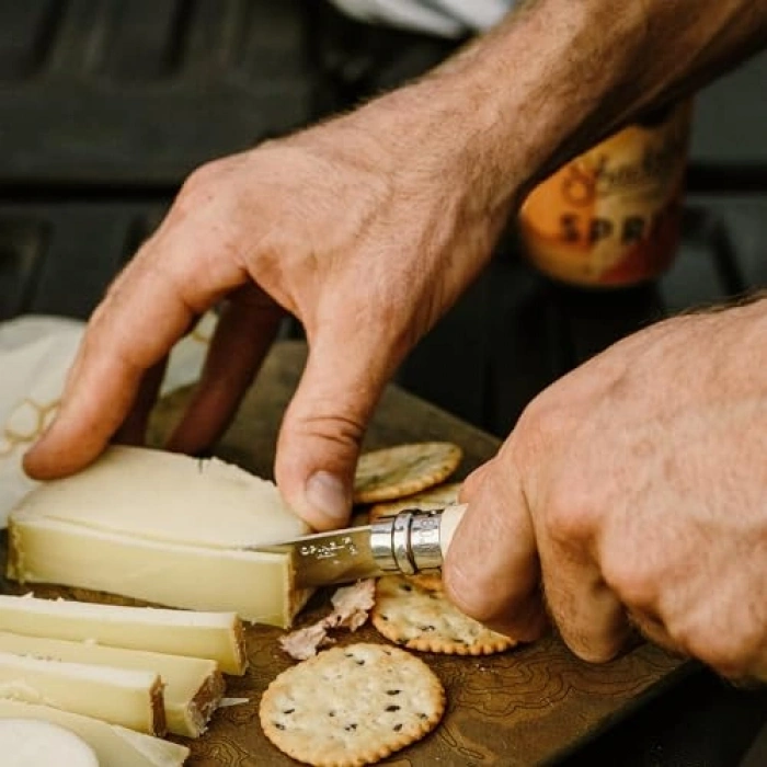 Kayın Saplı Paslanmaz Çelik Çakı, Dayanıklı ve Şık