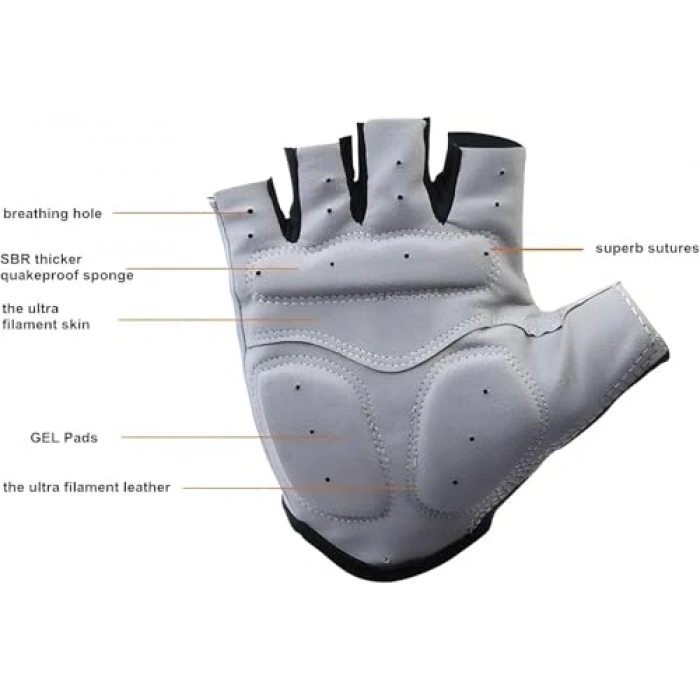 Kaymaz Avuç İçi ile Konfor Sunan Uzun Süreli Eldiven