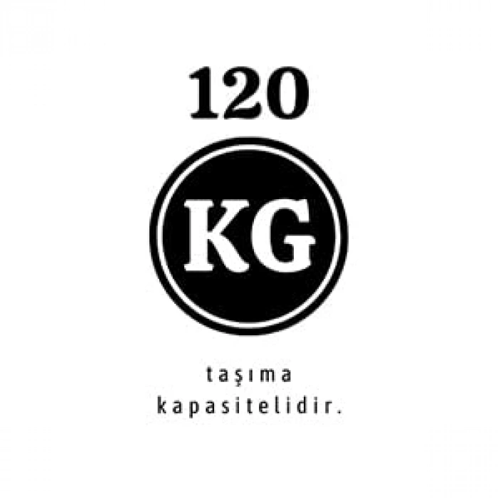 Kaymaz İki Basamaklı Tabure, 120 kg Taşıma Kapasiteli ve Sert Plastik