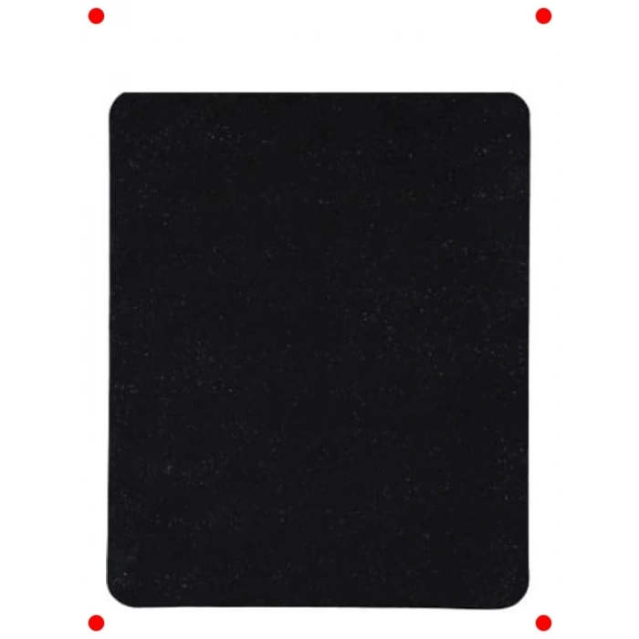Kaymaz Tabanlı Optik Mouse Pad - Kum Desen (Siyah)