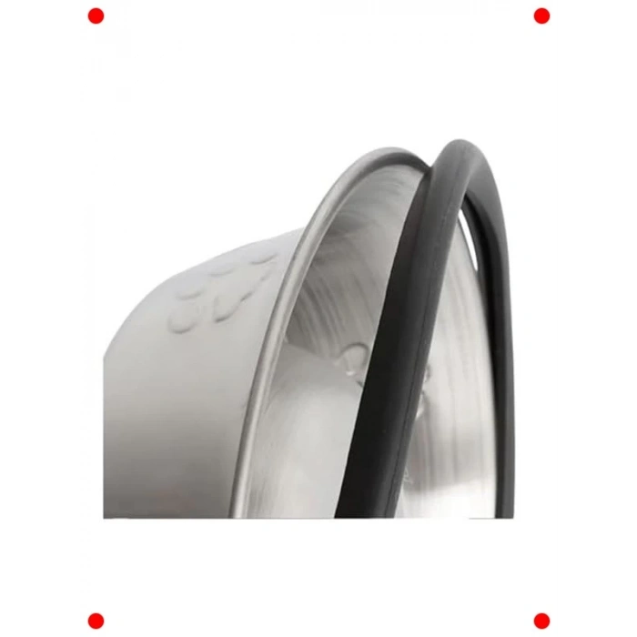 Kaymaz Tabanlı Paslanmaz Çelik Pet Kase 18 cm