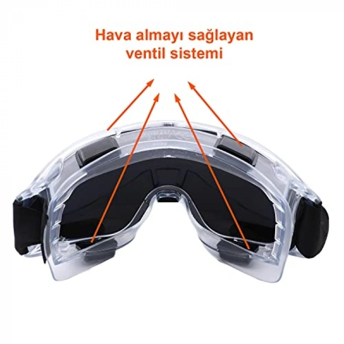 Kaynak İşleri için Koruyucu Gözlük - Ventilli