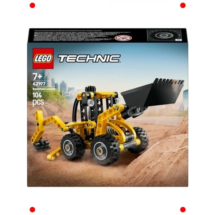 Kazıcı Yükleyici Yapım Seti (104 Parça)