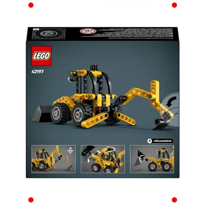 Kazıcı Yükleyici Yapım Seti (104 Parça)