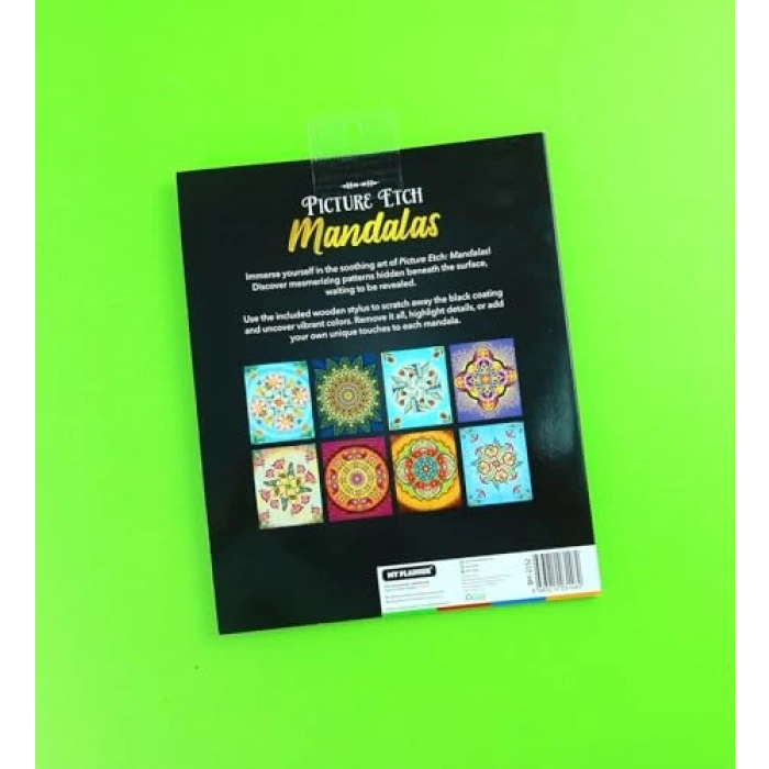 Kazıma Teknikleri İçin 8 Adet Mandala Panel Seti