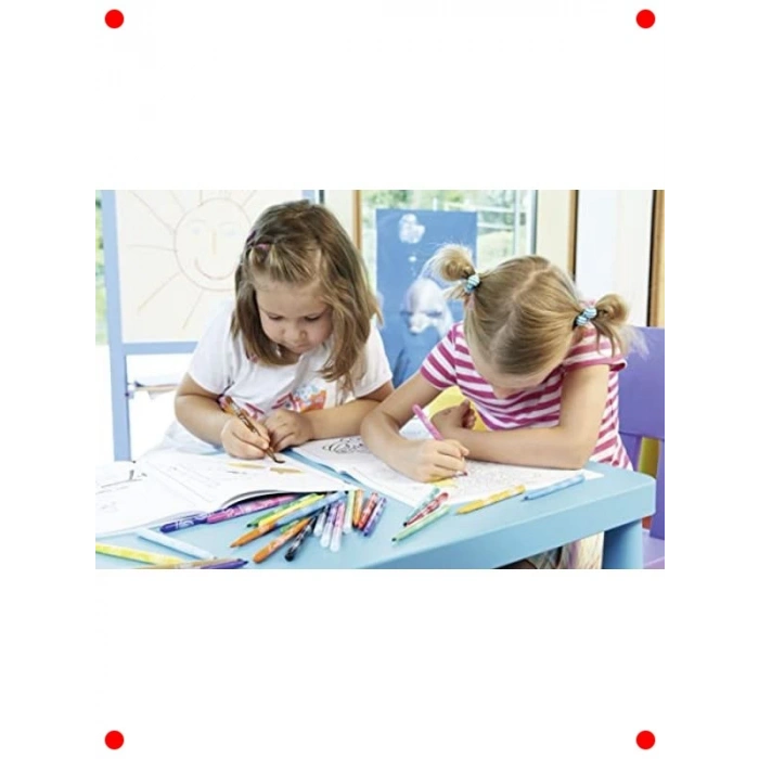 Keçe Uçlu Boya Kalemi Seti - 24 Renk