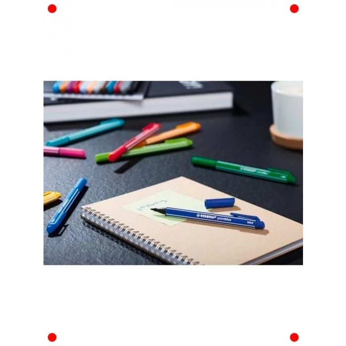 Keçe Uçlu Renkli Kalem Seti - 4lü Paket