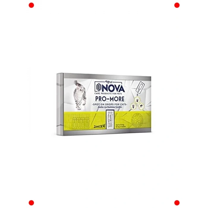 Kedi Ense Damlası - Haşere Koruması (2ml x 4 Adet)