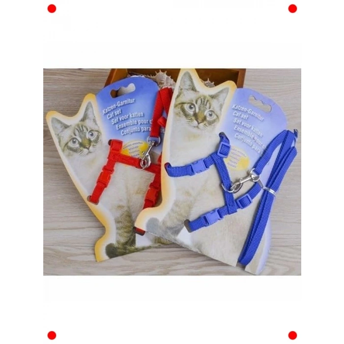 Kedi Göğüs Tasması: Ayarlanabilir, Konforlu, 110 cm