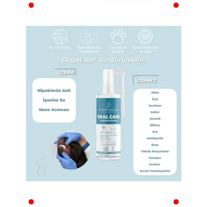 Kedi Köpek Ağız Diş Spreyi (Taze Nefes, 75 ml)