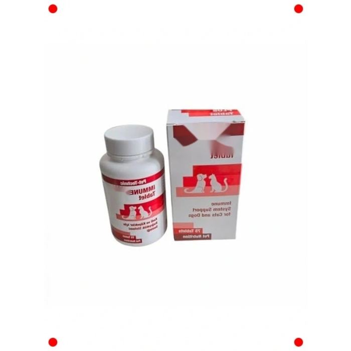 Kedi Köpek Bağışıklık Güçlendirici Tablet, 75 Adet