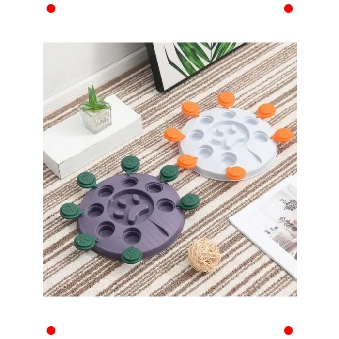 Kedi Köpek Bulmaca ve Yavaş Yeme Mama Kabı