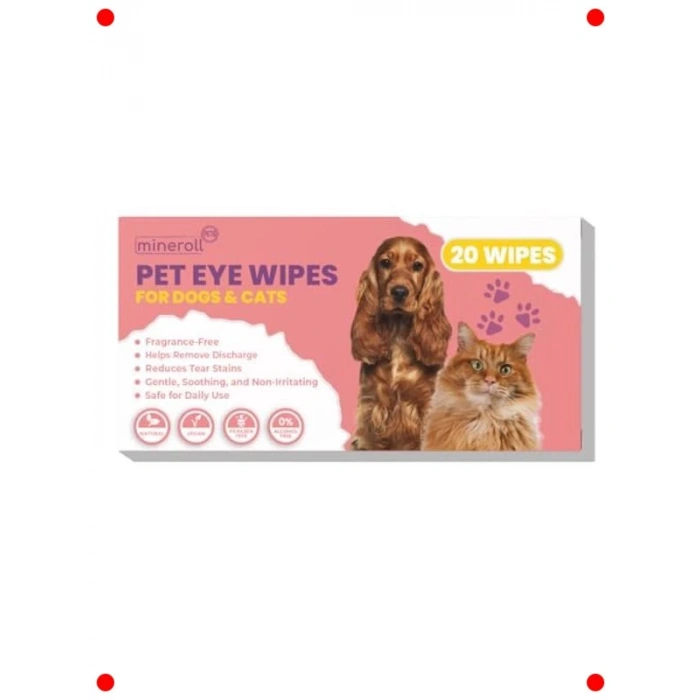 Kedi/Köpek Göz Temizleme Mendili - 20 Adet