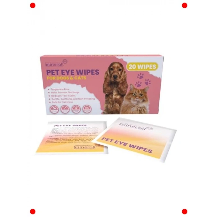 Kedi/Köpek Göz Temizleme Mendili - 20 Adet