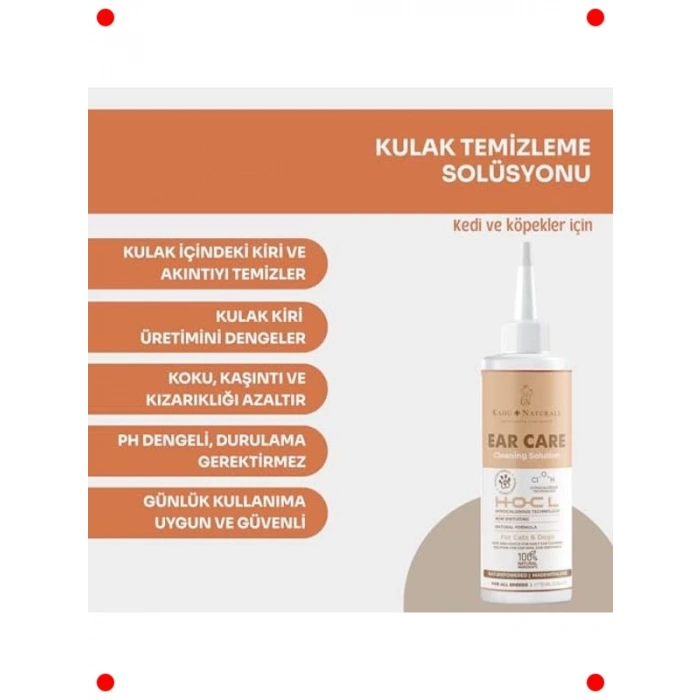 Kedi & Köpek Kulak Temizleme Solüsyonu 75 ml