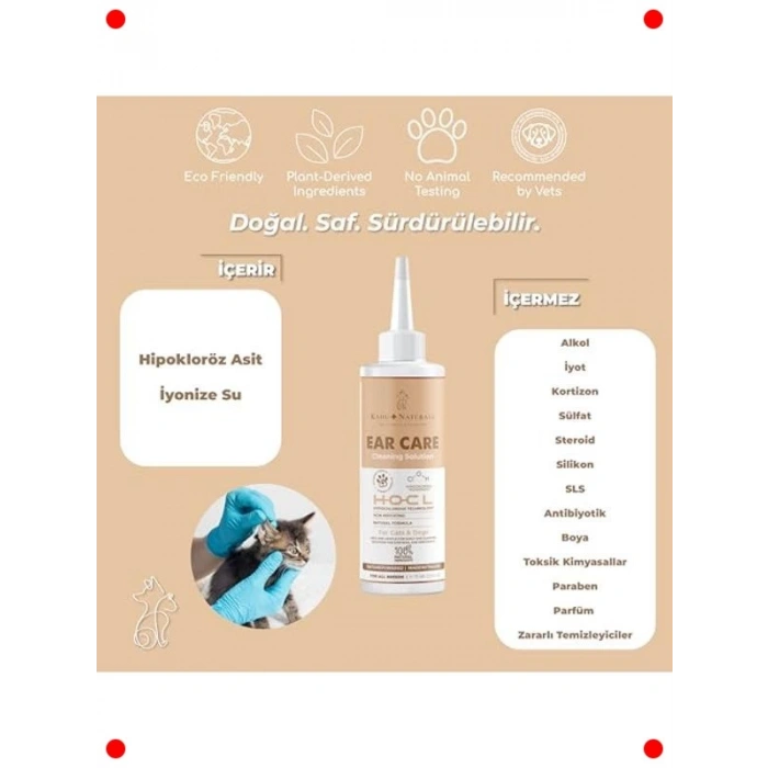 Kedi & Köpek Kulak Temizleme Solüsyonu 75 ml