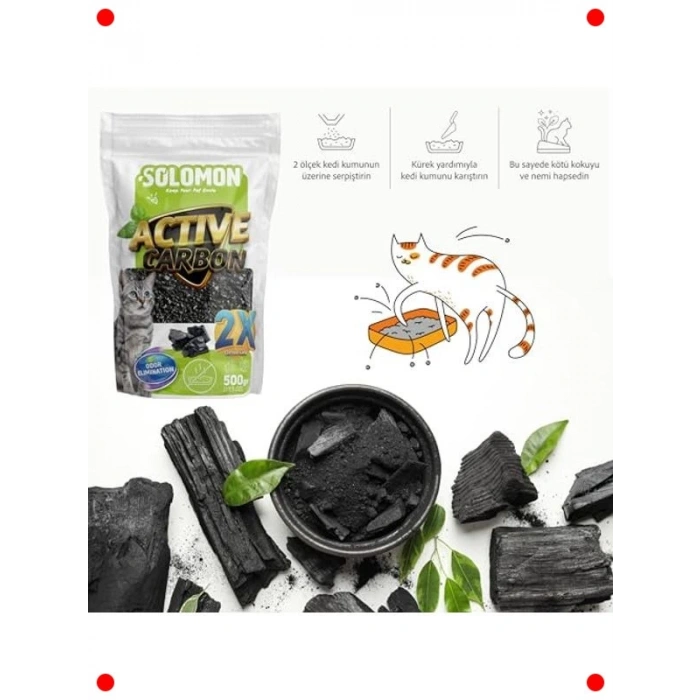Kedi Kumu Koku Giderici Aktif Karbon 500 gr