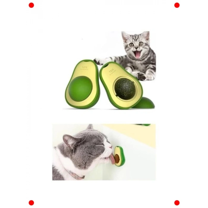 Kedi Nanesi Avokado Şekilli Yalama Topu Catnip Oyuncağı