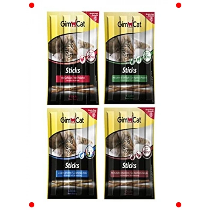 Kedi Ödül Çubukları - Süper Karışık Lezzetler - 4x20 Gr