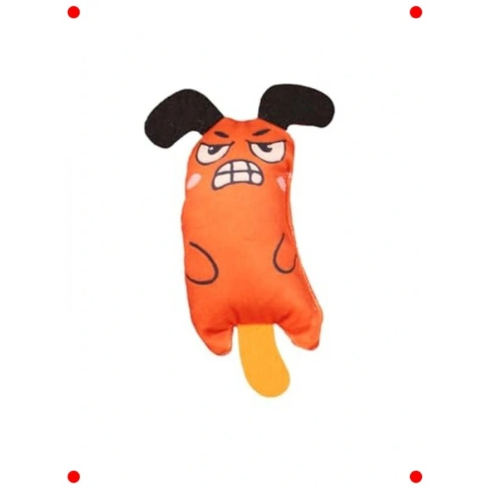 Kedi Otlu Turuncu Peluş Kedi Oyuncağı