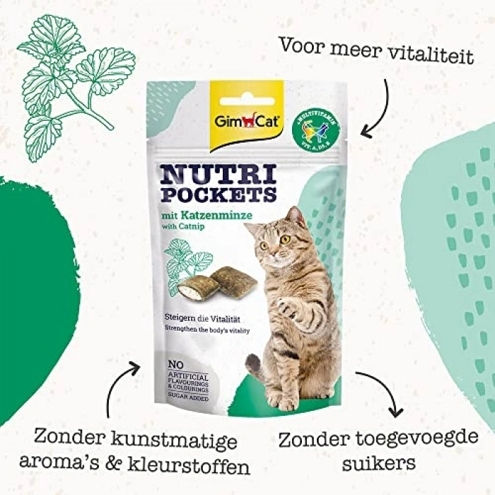 Kedi Otu ve Multi-Vitaminli Kedi Ödülü 60 gram