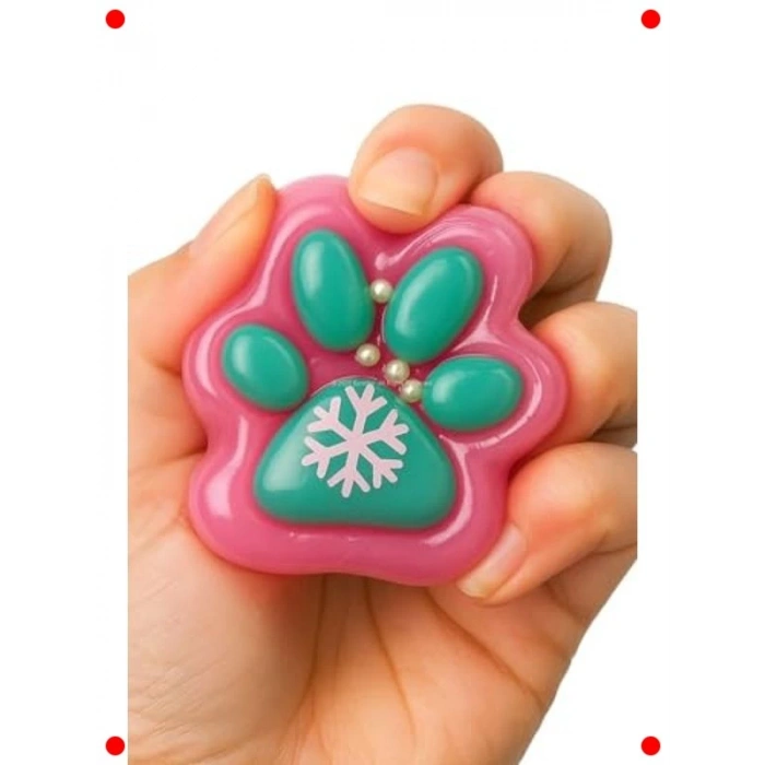 Kedi Patisi Tasarımlı Yapışkan Stres Giderici Sukuşi