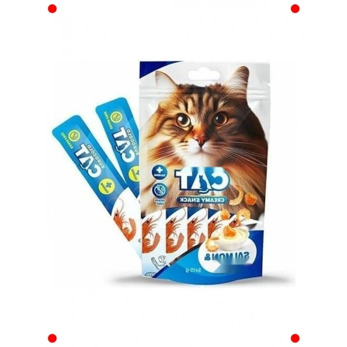 Kedi Sıvı Ödülü Somon-Karides 5x15 gr