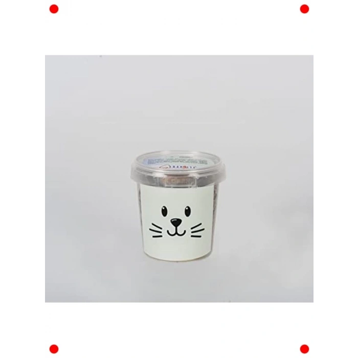 Kedi Tasarımlı Eğlenceli Çim Adam Saksı