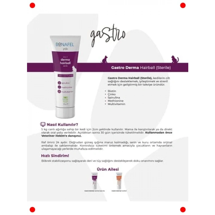 Kedi Tüy Yumağı Önleyici Macun 100 gr