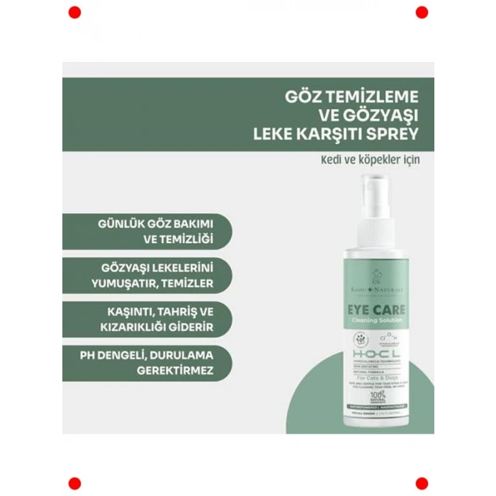 Kedi ve Köpek Göz Temizleme Solüsyonu 75 ml