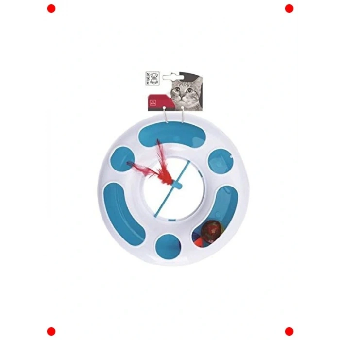 Kediler İçin Toplu Plastik Oyun Çemberi