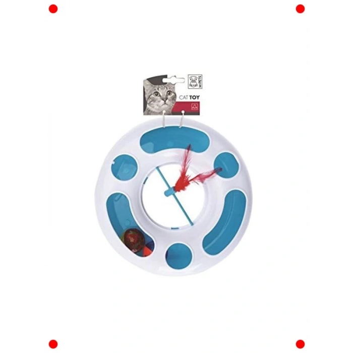 Kediler İçin Toplu Plastik Oyun Çemberi