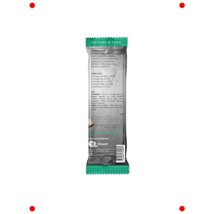 Kediler İçin Yumuşak Tavuk & Ton Balıklı Atıştırmalık (24x10g)