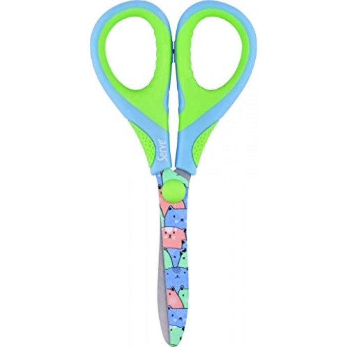 Kedili Fosforlu Tekli Model Makas, Şık Tasarım