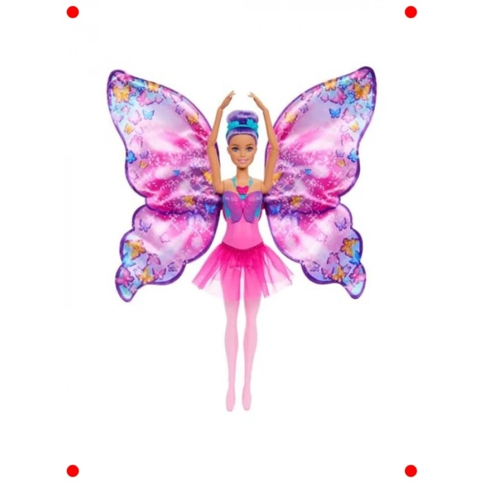 Kelebek Dönüşen Dansçı Bebek - Saç Aksesuarlı