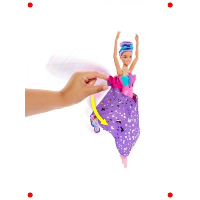 Kelebek Dönüşen Dansçı Bebek - Saç Aksesuarlı