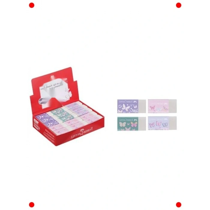 Kelebek Tasarımlı Tozsuz Silgi