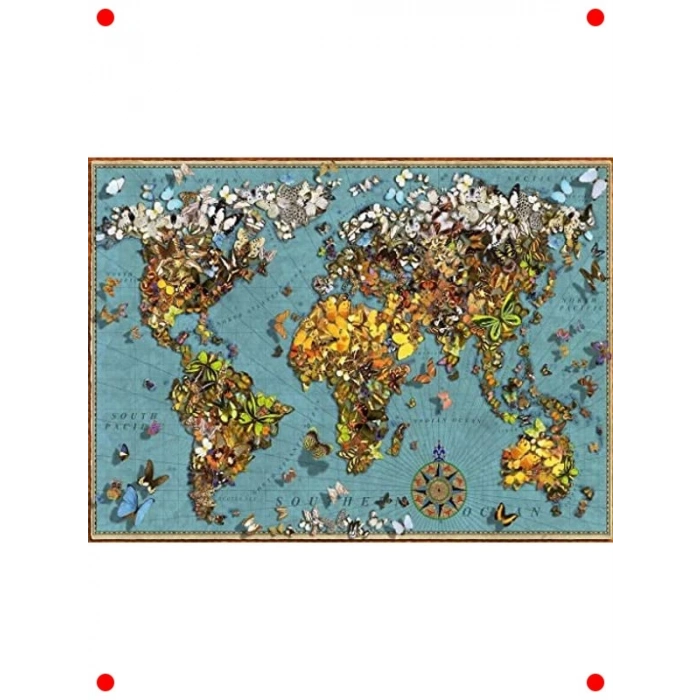 Kelebek Temalı Yapboz - 500 Parça