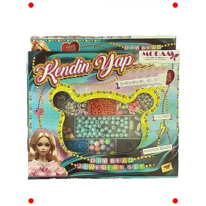 Kendin Yap Renkli Boncuk Takı Seti