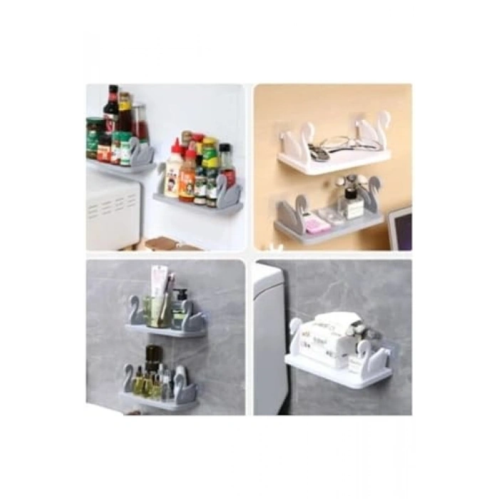 Kendinden Yapışkanlı Pratik Raf, Tek Adet Kullanım İçin