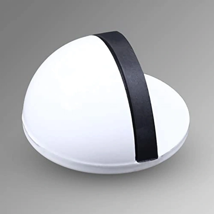 Kendinden Yapışkanlı Yarımay Kapı Stoperi, 5 Adet, Beyaz Renk